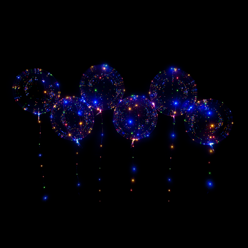 Multi (Blue/Green/Red/Yellow) 24 Inch Balloominators - Box of 6 - Balloominators