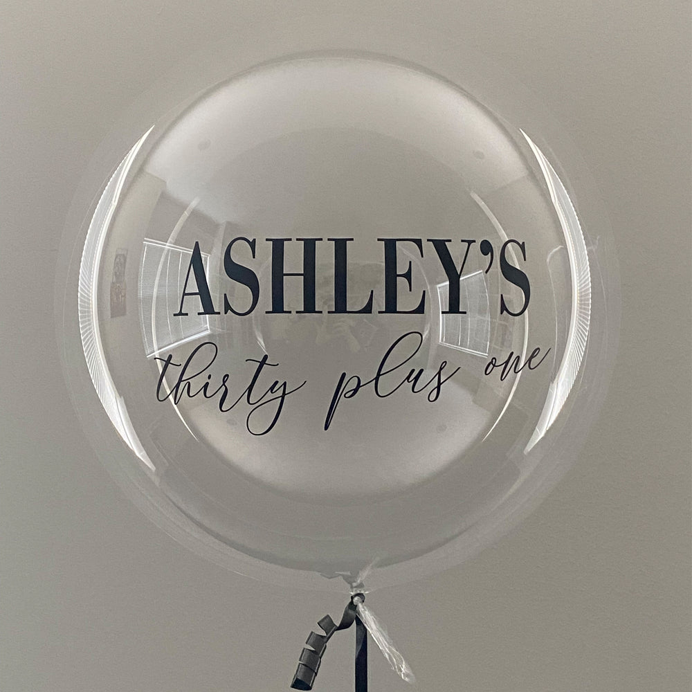 "Birthday Name + Age" Balloon - Custom Birthday Balloon - Balloominators