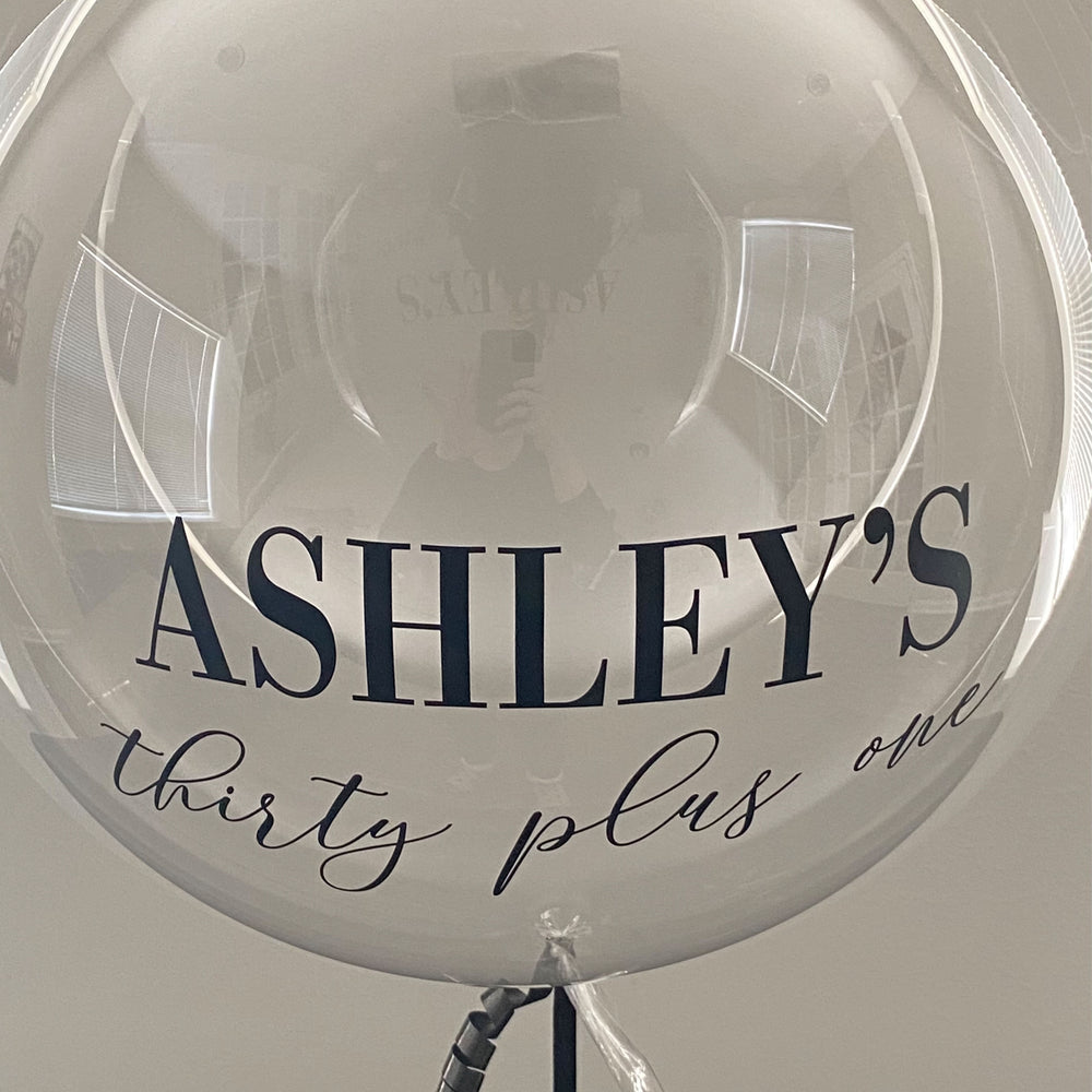 "Birthday Name + Age" Balloon - Custom Birthday Balloon - Balloominators