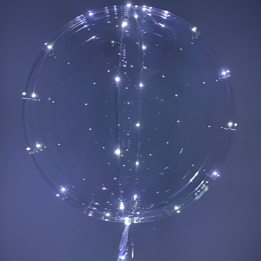 Single Cold White 36 Inch Balloominator - 36 Inch Cold White LED Balloon - Balloominators