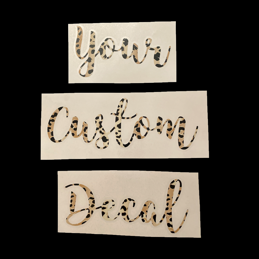 Custom Leopard Decal Balloon - Balloominators