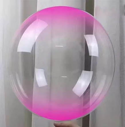 Custom Clear Ombre Balloon - Balloominators