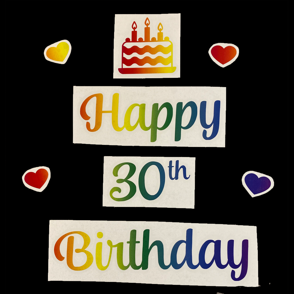 Custom Rainbow Balloon