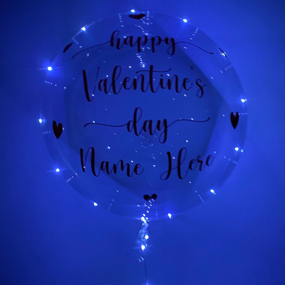 Hot Cocoa Bomb Valentine's Day Gift Set - 2 Mugs And 2 Coasters - Custom Valentine's Day LED Balloon And Bear - Balloominators