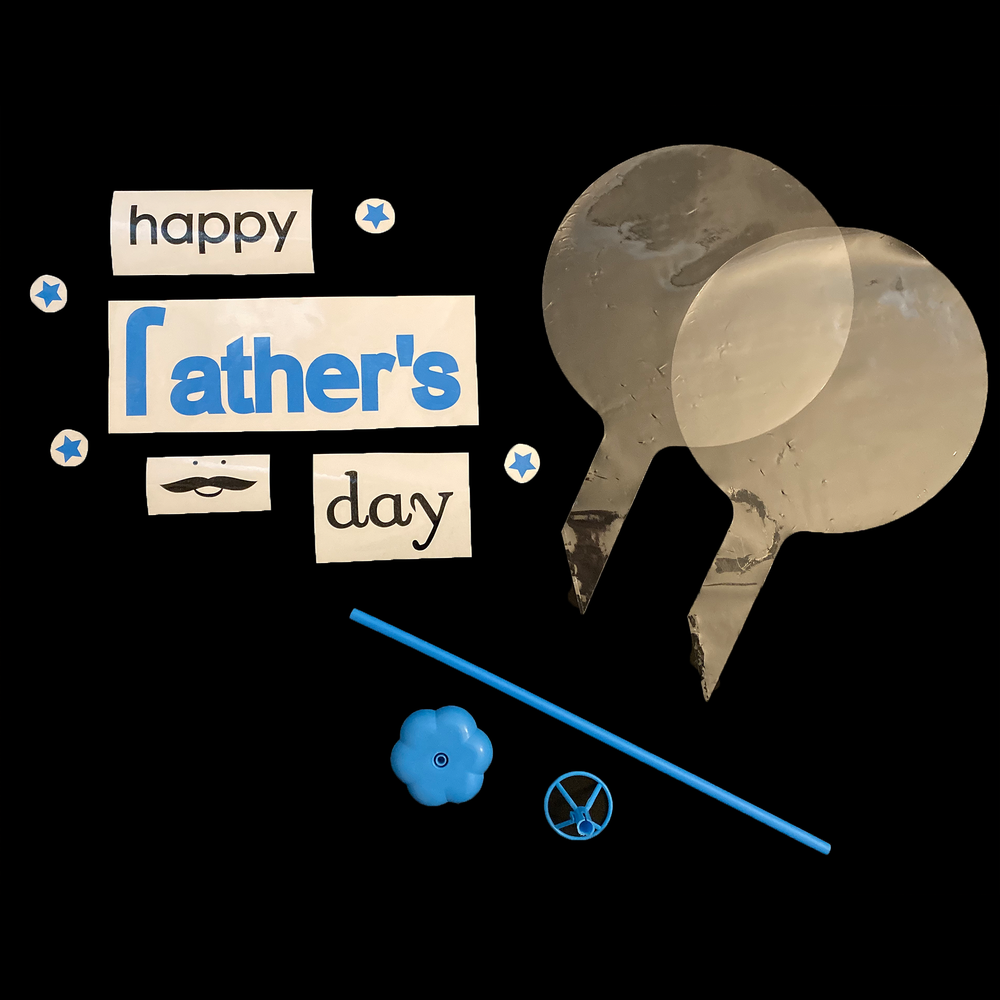 "happy Father's day" Balloon with Balloon Stand - Balloominators